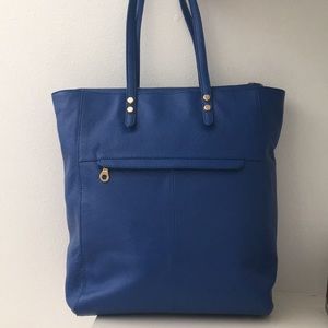 Christopher Kon Blue Large Leather Tote Bag (NWOT)